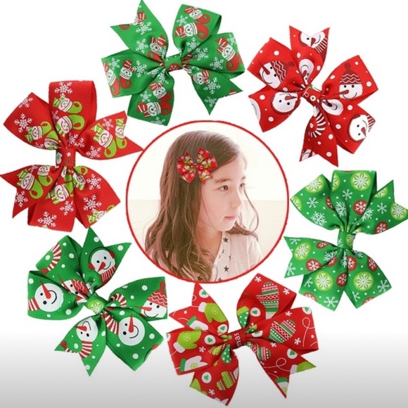 Other - 🎁Christmas hair bows🎁